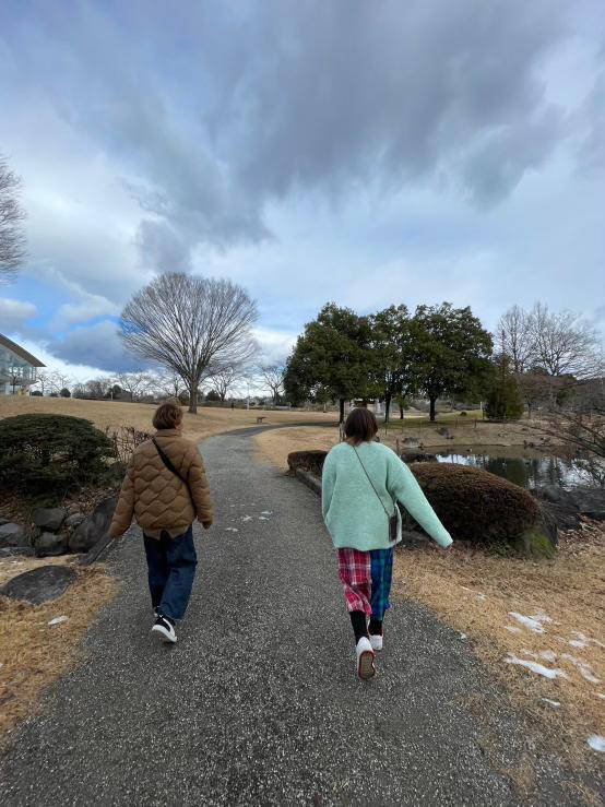 会の雰囲気2
外散歩