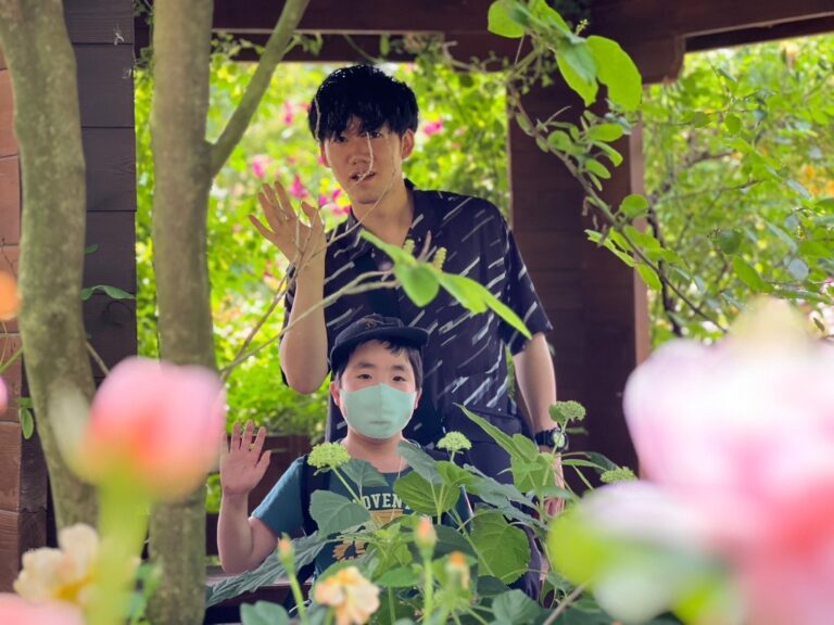 お花とハイチーズ